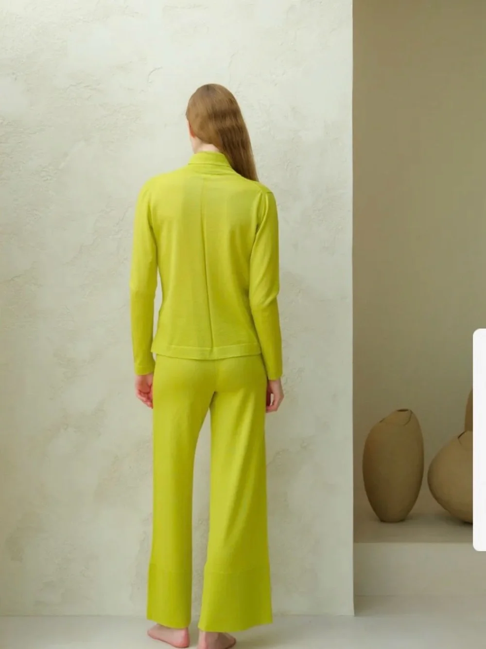 Merino wool lounge pants - Picture 2 of 10